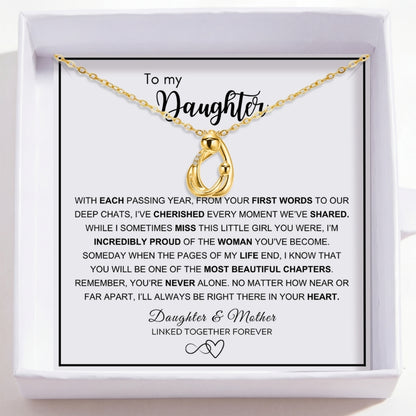 Hug Necklace for Daughter