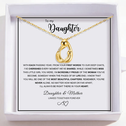 Hug Necklace for Daughter