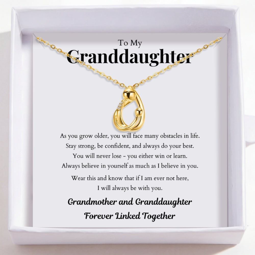 Hug Necklace for Granddaughter