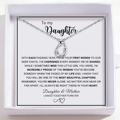 Hug Necklace for Daughter