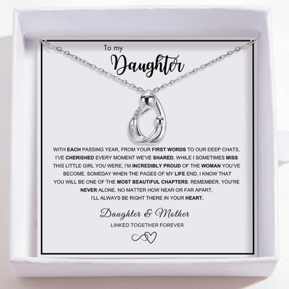 Hug Necklace for Daughter