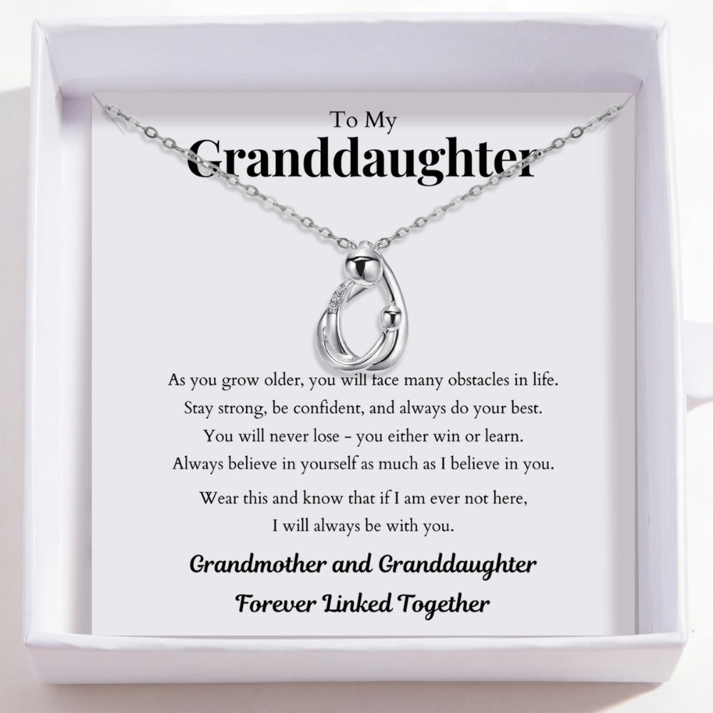 Hug Necklace for Granddaughter