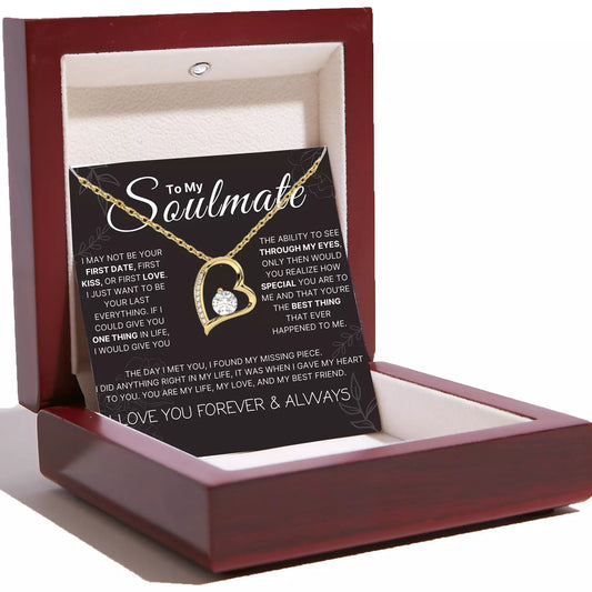 Love Heart Necklace For Soulmate – The Day I Met You