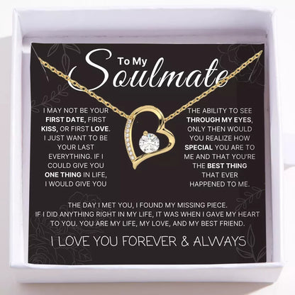 Love Heart Necklace For Soulmate – The Day I Met You