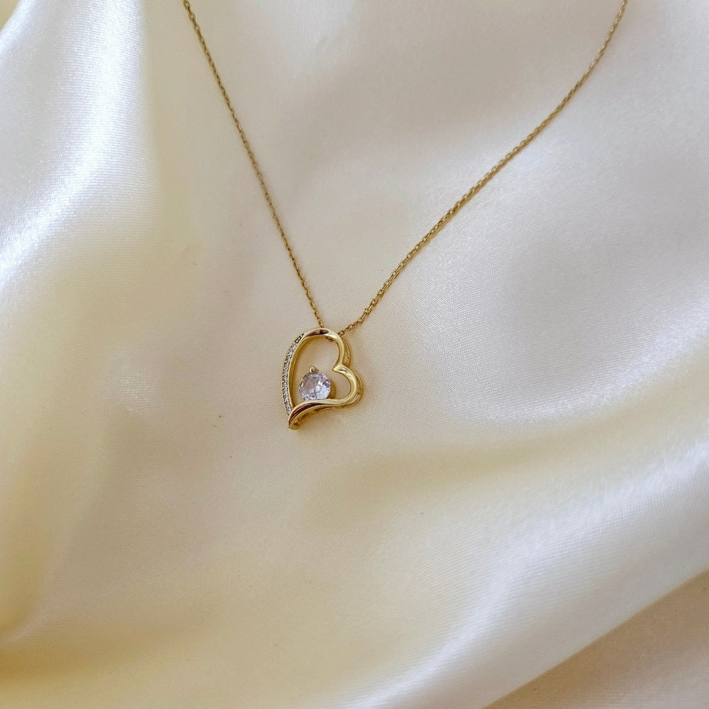 To My Wife – Love Heart Necklace