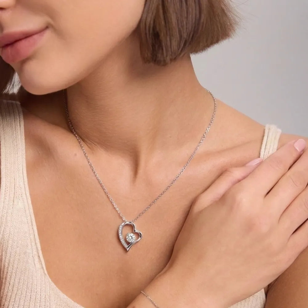 Love Heart Necklace For Wife - Never Take You For Granted