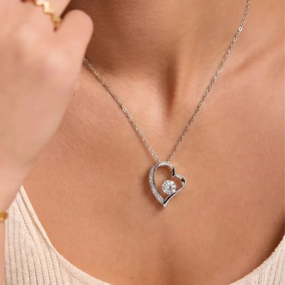 Love Heart Necklace For Wife - Never Take You For Granted