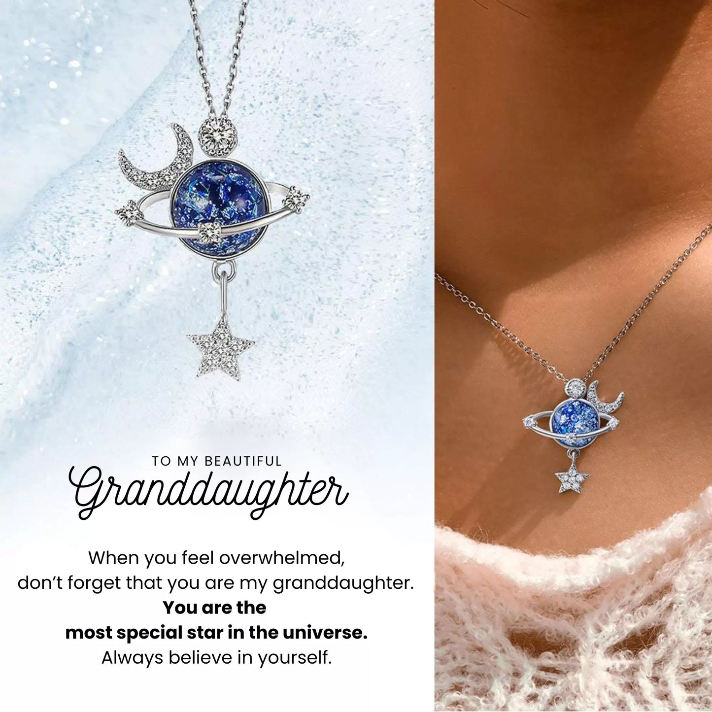 Special Star Necklace for Granddaughter