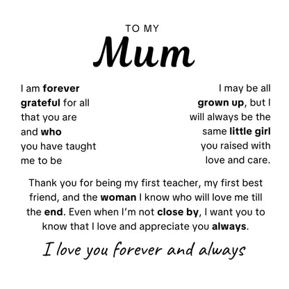 To Mum – Love Knot Necklace For Mum
