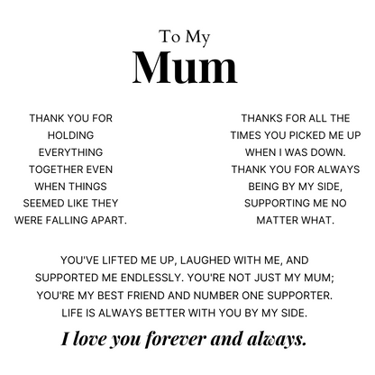 To Mum – Love Knot Necklace For Mum – My Everything
