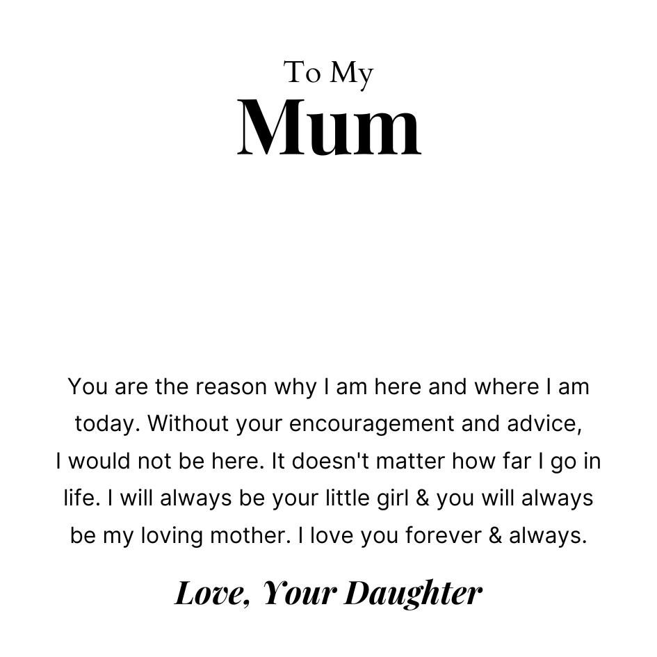To Mum – Love Knot Necklace For Mum – I Love You Forever & Always