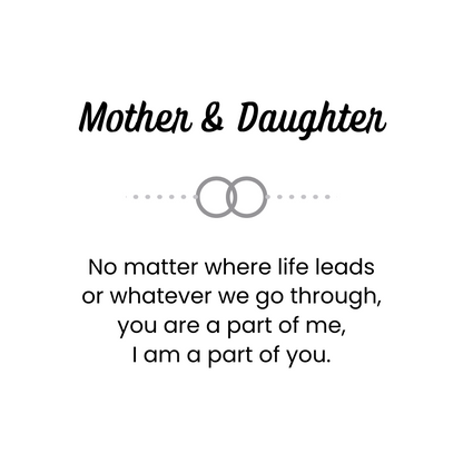 Mother and Daughter Forever Linked Together Ring