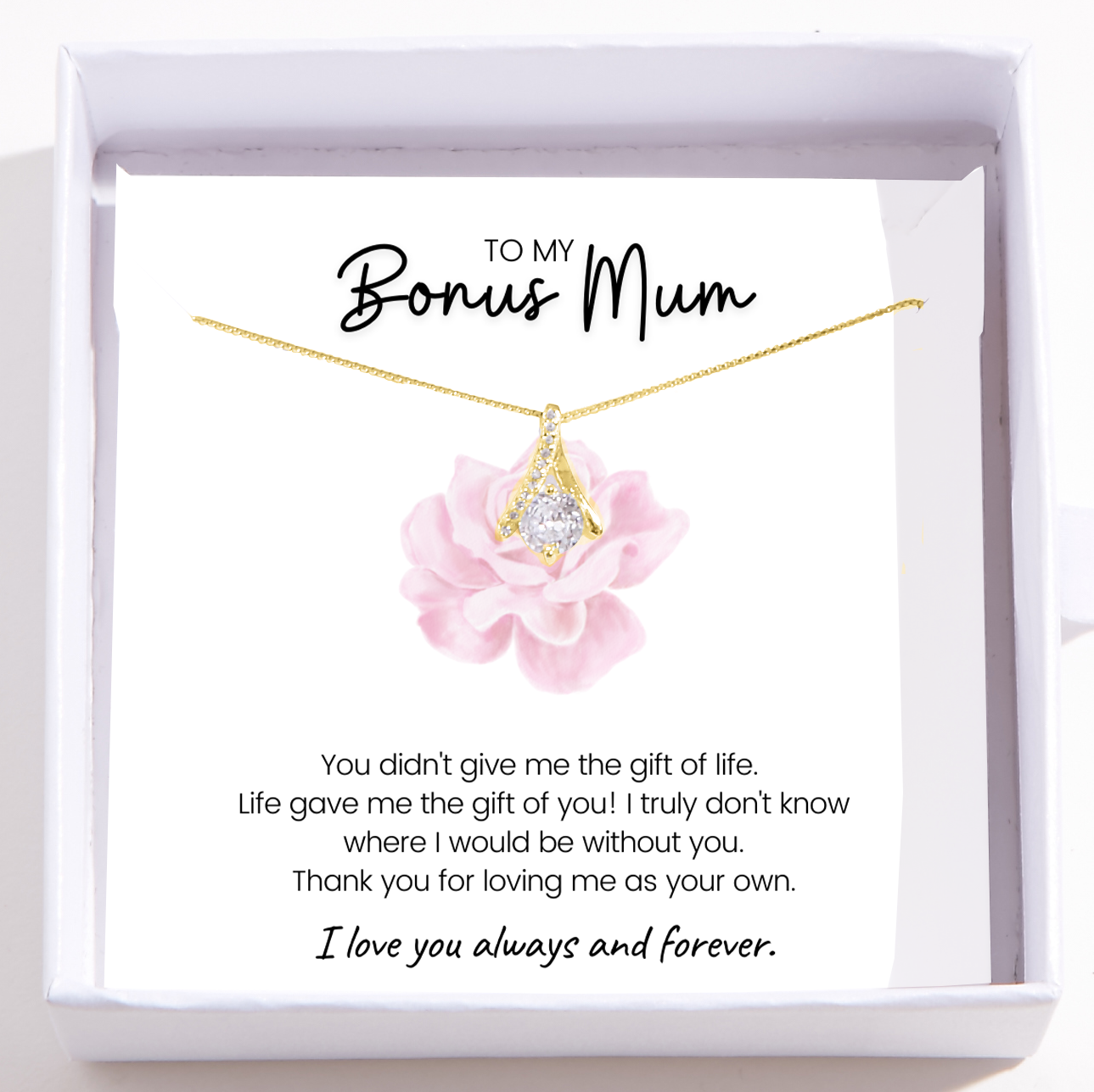 Infinite Love Necklace For Mum – My Bonus Mum