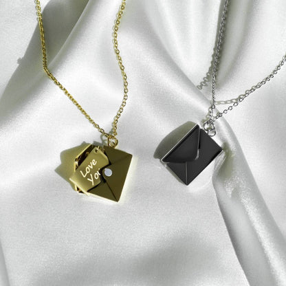 To My Love - Love Letter Necklace & Card Gift Set