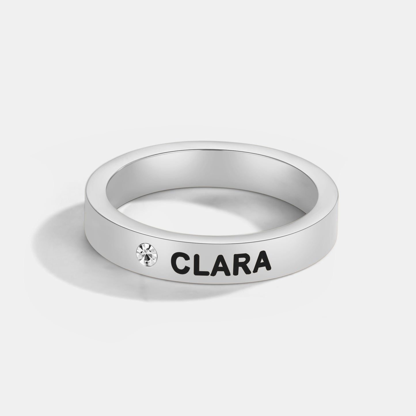 Birthstone Name Ring
