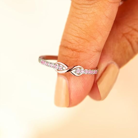 Grandmother and Granddaughter Forever Linked Together Ring