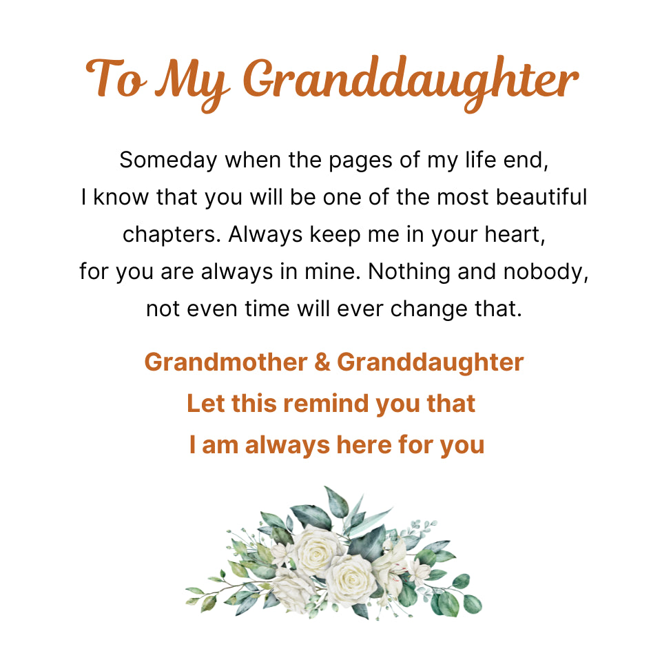 To My Granddaughter – Hug Ring