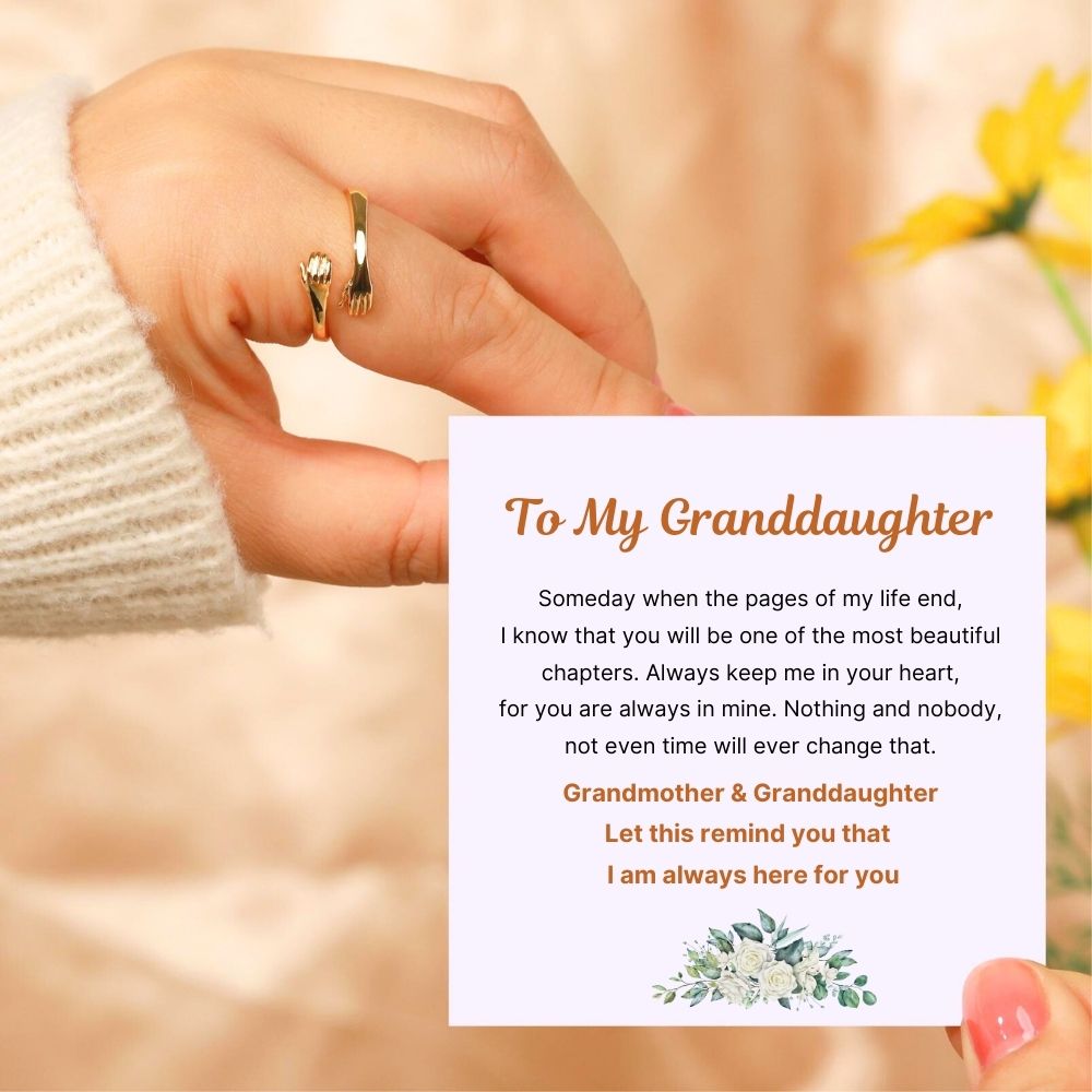 To My Granddaughter – Hug Ring