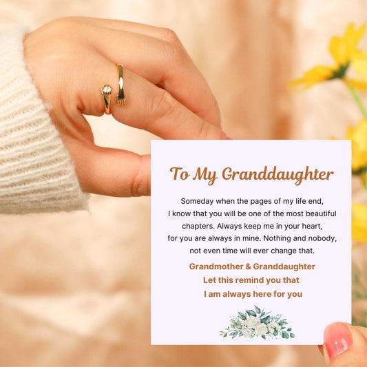 To My Granddaughter – Hug Ring
