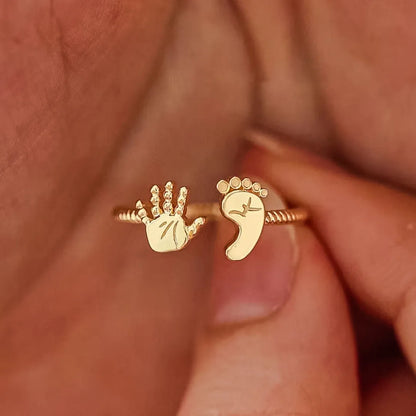 Mummy To Be Palm And Foot Ring