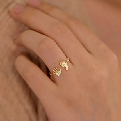 Mummy To Be Palm And Foot Ring