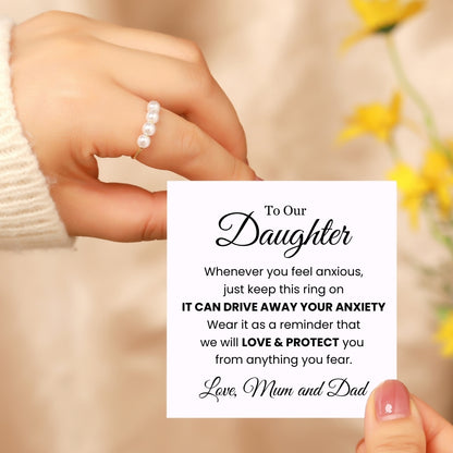 To My Daughter – Pearl Fidget Ring