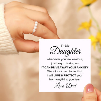 To My Daughter – Pearl Fidget Ring