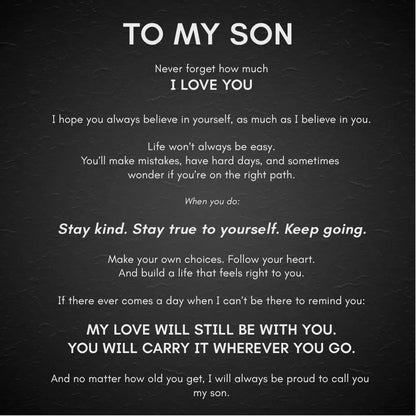 Forever Linked Together Bracelet for Son - My Love Will Always Be With You