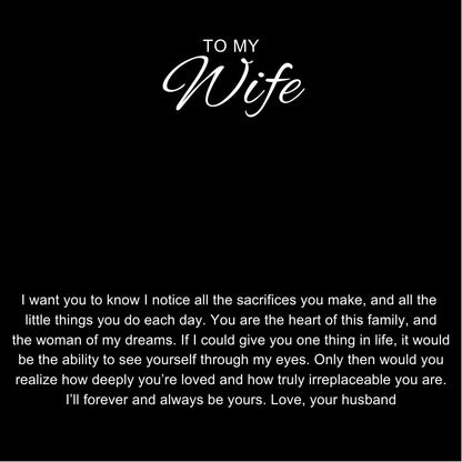 To My Wife – Love Heart Necklace