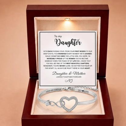 Infinity Love Heart Bracelet For Daughter