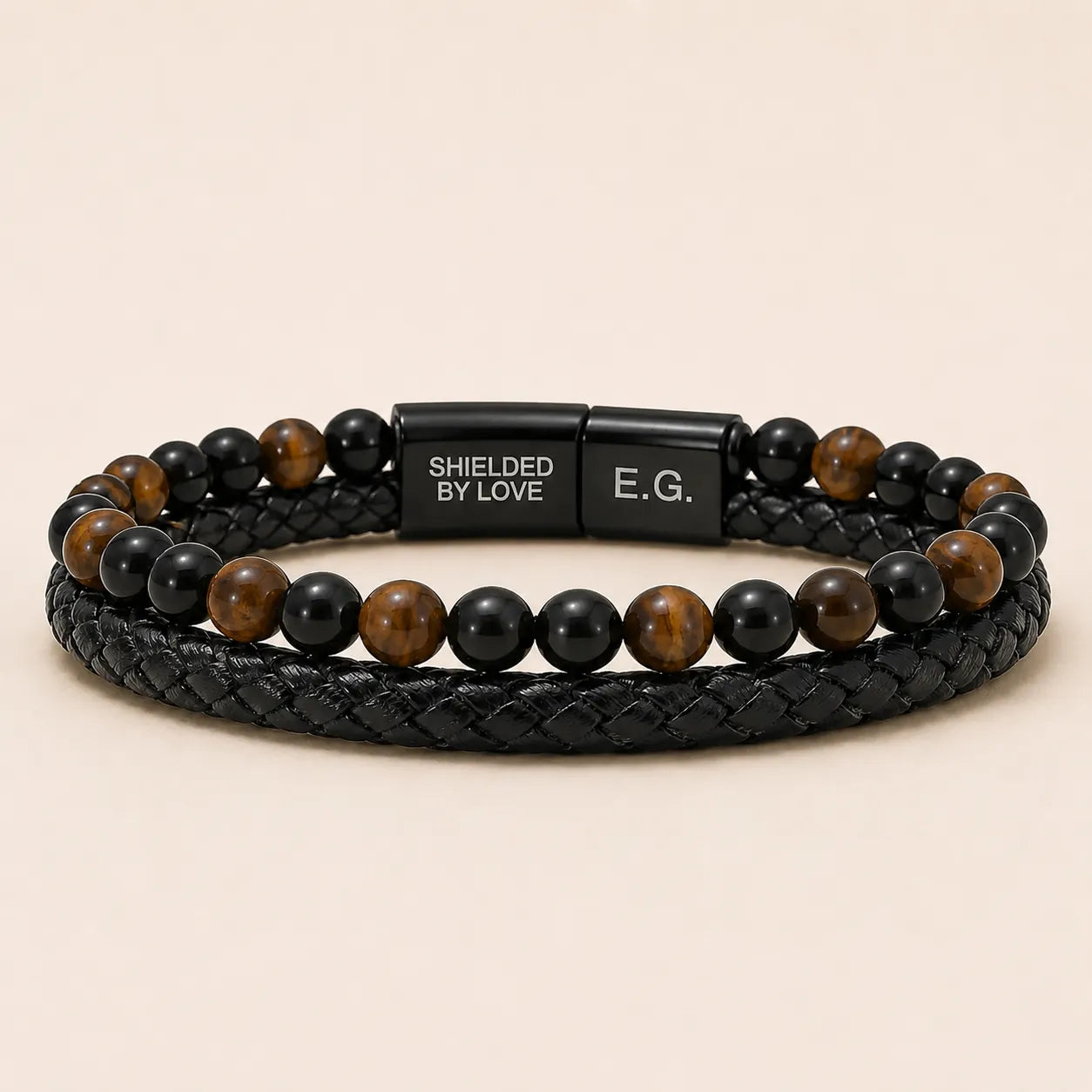 Shielded By Love Protection Bracelet For Son - My Love Will Always Be With You