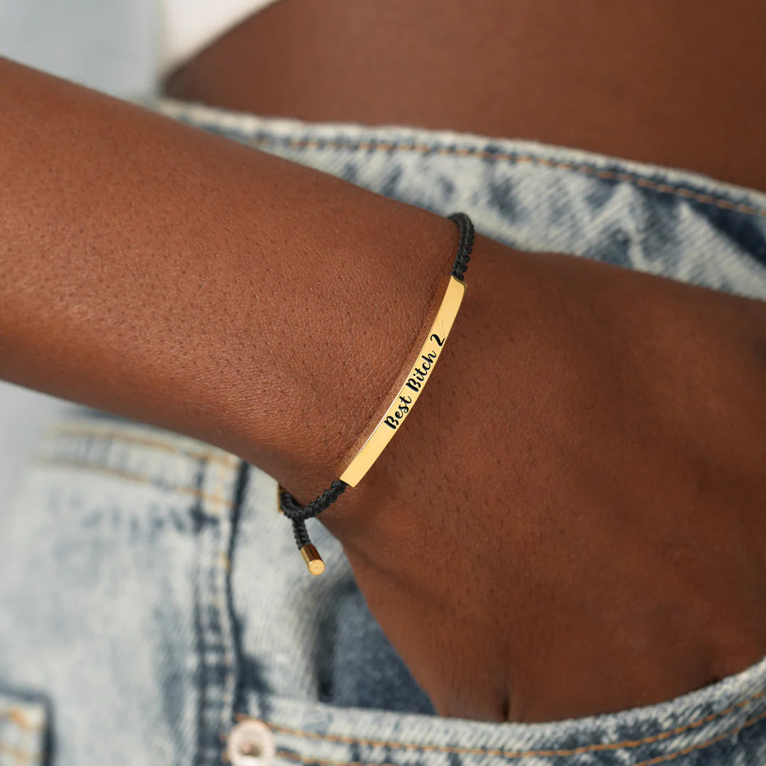 Best B*tches Matching Tube Bracelet Set