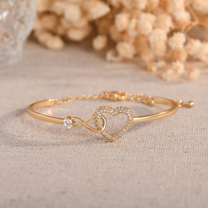 To My Daughter – Infinity Heart Bracelet