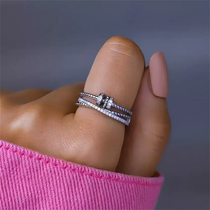 To My Daughter – Fidget Ring – 925 Sterling Silver