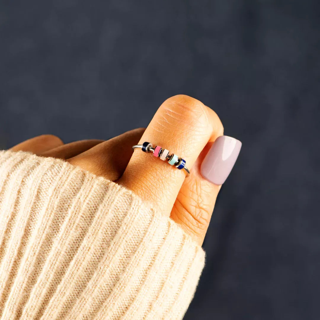 'To My Daughter' Beaded Fidget Anxiety Ring