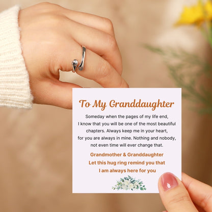 To My Granddaughter – Hug Ring