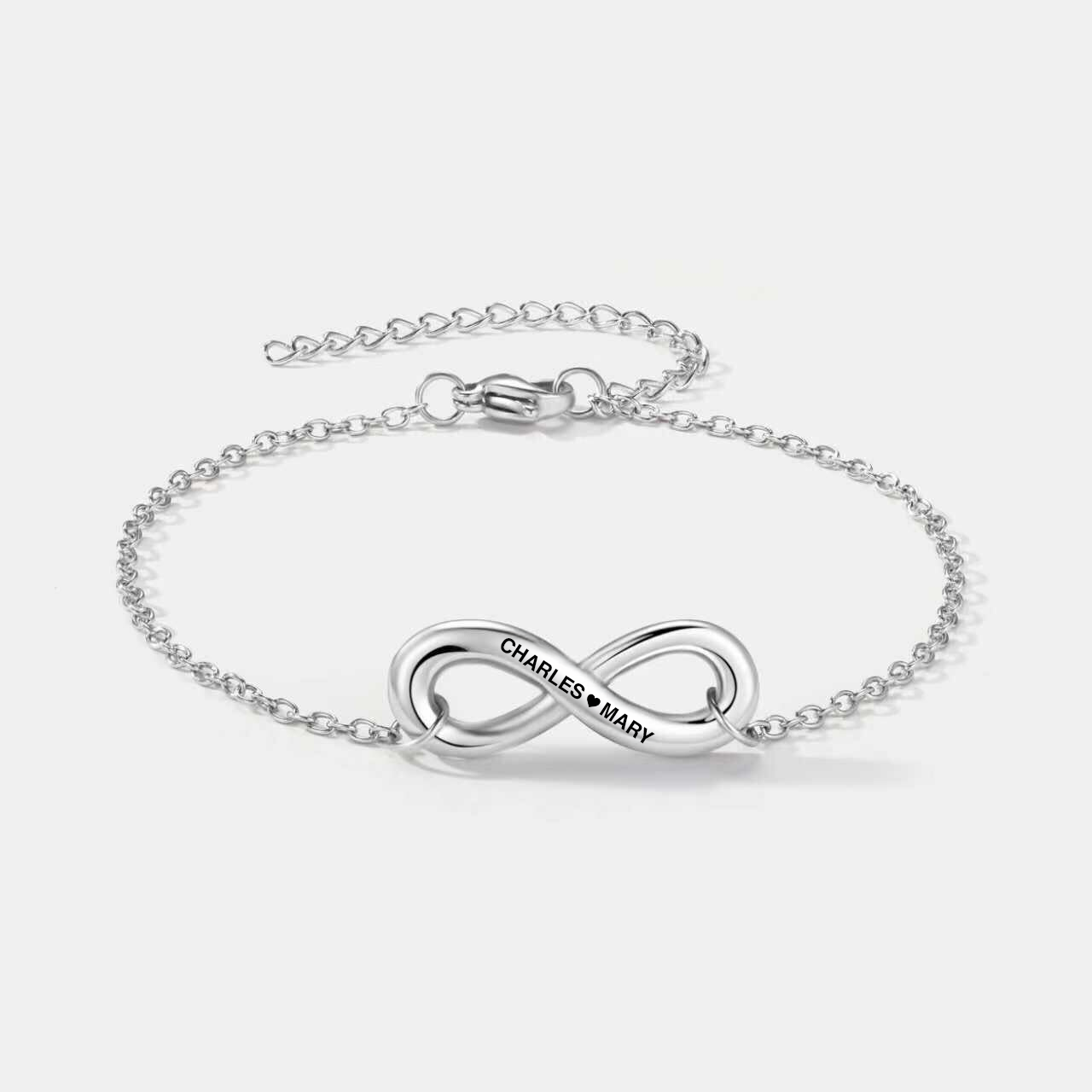 Infinity Name Bracelet for Wife