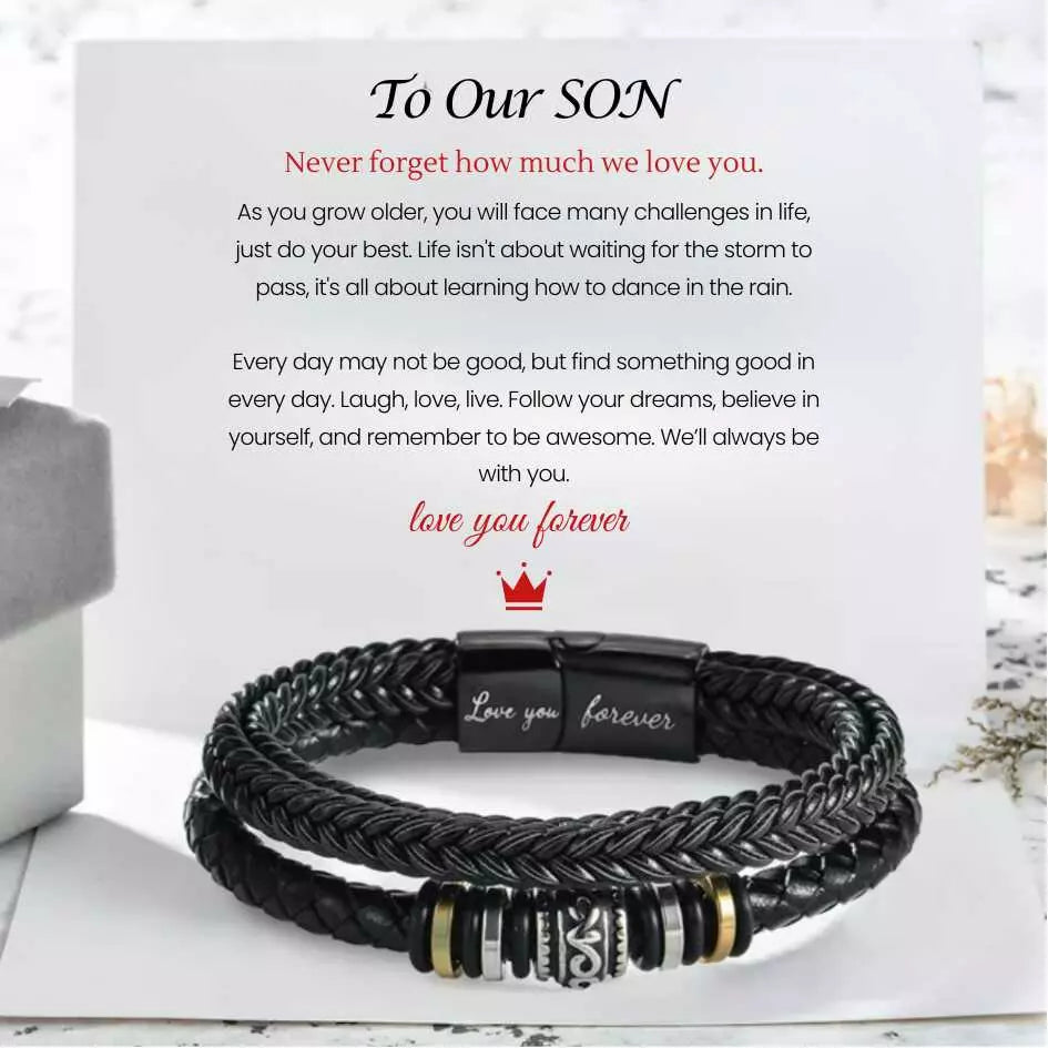 Mother And Son ‘Love You Forever’ Bracelet